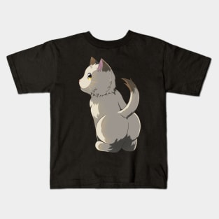 Cute Cat Butt Kids T-Shirt